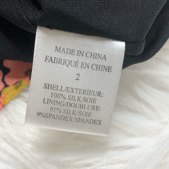 Theory Silk Floral Pocket Shift Dress Size 2 - Picture 4 of 4